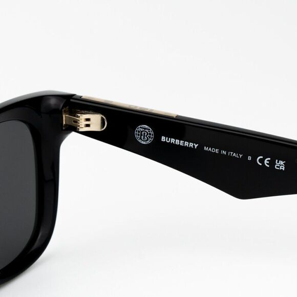 NEW Burberry BE4426 300187 Black Grey Square Unisex Sunglasses BE 4426 main image 9